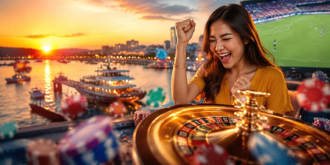 Pemain di Kota Kinabalu menikmati permainan roulette dan jackpot dalam talian