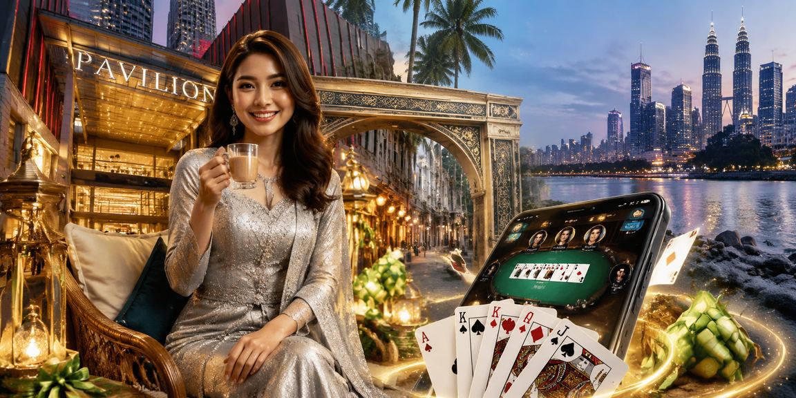 Pemain Teen Patti di Kuala Lumpur meraikan Hari Raya bersama rakan