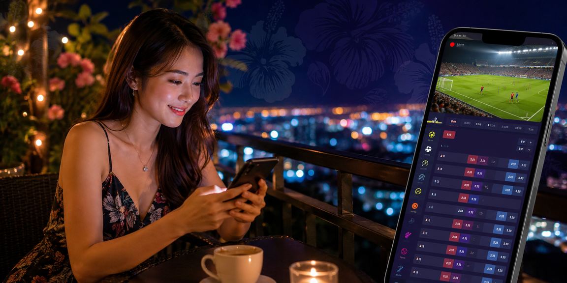 Pemain Malaysia menggunakan aplikasi mudah alih 1155 untuk bermain kasino dan slot di telefon Android